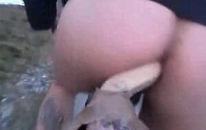 Cycling Daddy with a Butt-Plug