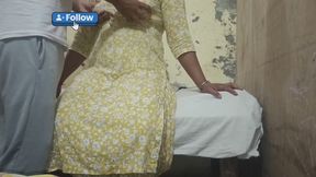 Indian Servant Fuck his lady owner