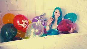 MIne and a Bathtube full of Balloons 4K UHD Version