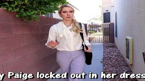 ineed2pee sydney paige pissing dress pants after work