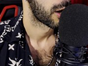 ASMR MALE Wet Mouth Sounds, Whispering, Relaxing, Tingles