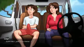 Mommy's Huge Big Ass Roasting the Tenant in the Car - Summertime Saga