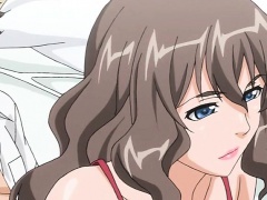 Hot anime milf dildoing and fucking