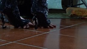 trampling hands with fashion boots featuring Alice