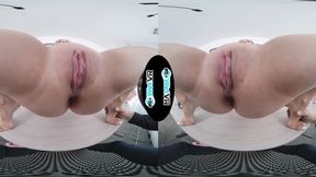 ”Huge tit Skylar Vox rides a meat in POV (VR porn)”