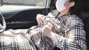 Wedded Wife Solo in the Vehicle