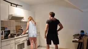 Stepsister Gets Fucked Secretly and Almost Got Caught