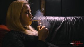 Smoking in lace 4K MP4