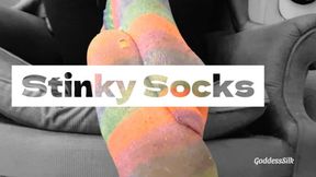 GIFT OF STINK: Smelly Sock JOI to Drain Your Xmas Bonus
