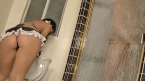 Cum Hungry Maid Fucks Horny House Owner