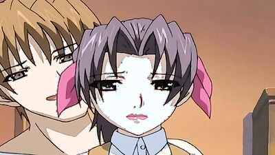 Watch this anime babe ride her neighbor's hard cock like a pro!