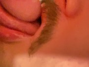 Self Suck with Two Cum Shots Self Facial