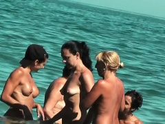 Nude beach voyeur film  sexy ass women nudist beach