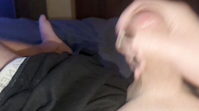 POV: Cum with me while I cum in my boxers (HEADPHONES ON)