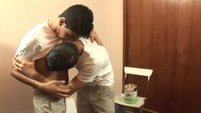 Fucking and pissing in the ass