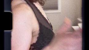 Dirty Slut Begs for Gang Bang While Doing Laundry