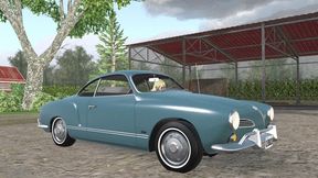 VW Karmann Ghia Cranking Template - Kara in Ankle Strap Flats 1080p
