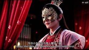 Blindfolded Silver Hair Beauty Meets the Masked Stranger.e4.ai-generated