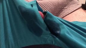 Premature Cum Shot Stains Boxers in Messy Gay Solo Session
