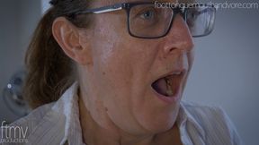 Office Worker Yawning