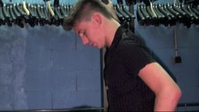 gay suck the striaght barman in public club