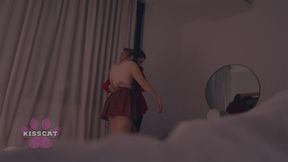 Stepmom Doesn't Notice My Stepdad Fucking Me and Cumming in My Pussy. Part 1