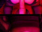 Cabalgando y en 4 🤤🤤🤤. Multicam.