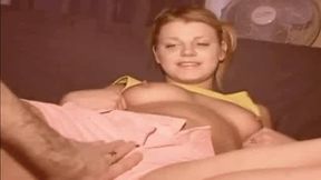 Pretty Girl Loves Homemade Blowjob and Cum Swallowing