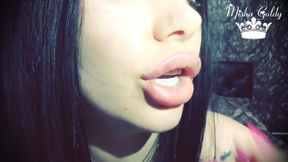 I did my lips even more bigger! Lips bigger - cum faster!