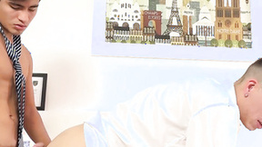 ”Cute Latina twinks enjoy an unprotected banging session”