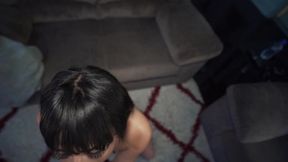 ari alectra gives mouth on big dick blowjob - flightlifexxx