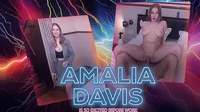 Amalia Davis Fucks And Sucks Her Man Before Work