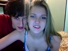 Pale Teen Webcam Striptease