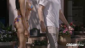 Big Tits Babe Katrina Moreno Ass Spanked While Drilling