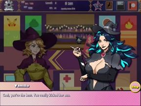 ConQuest [Hentai game] Cosplayer crazy fucking in the bushes in a convention sexy pikachu cosplay