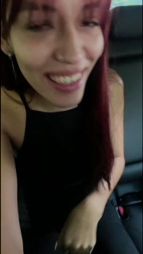 I masturbate in front of the Uber driver.