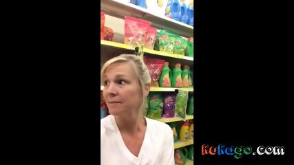 Sexy Milf Supermarket Flash