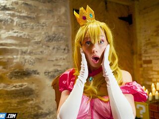 Princess Peach Sky Pierce Keeps Herself Busy With Sex Toys in the Castle - Super Mario Porn Cosplay Parody- Super Mario Porn Cosplay Parody