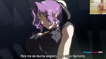 Real blonde beauty wanks to uncensored hentaied girls getting fucked