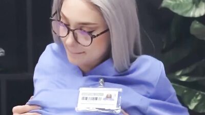 Kinky doctor is checking the sex skills of young nurses