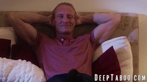 Stepdad Clarke Kent seduces reluctant stepdaughter Aria Valencia for a hardcore interracial fuck