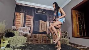 LITTLE PONY vs BIG GIANT - MISTRESS IZABELA PAES vs BEBEL DWARF - NEW MF OCT 2025 - CLIP 05