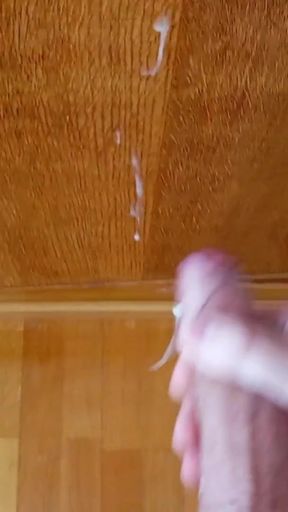 From soft to hard..Close-up of big veiny, pulsating uncut cock, getting huge and very hard with big thick cumload&hellip;   Clip 2