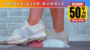 Lick My Old Muddy New Balance 627 Sneakers Clean Or I'll Bust Your Face (261) - Triple Bundle - 50% DISCOUNT!!! - Shoe Worship Sole Licking Dirty Shoe Human Doormat Sneaker Trainer Trainers Fetish