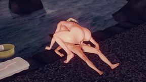 3D MILF Naruto Tsunade gets ass fucked in hot hentai scene