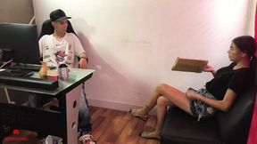 Company boss fucks the new secretary to give her the job she does anything to work