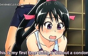 Anime  sporty girls having hardcore sex in the locker room