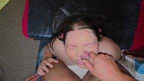 my face and throat also need to be sodomized, and i want you to cum inside my nose