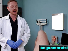 Doctor Trades oral sex with a Hairy Straight Patient