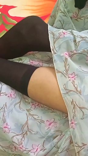Jaw-dropping moment from &quot;Desi hijabi hot bhabhi hard by her neighbors&quot;